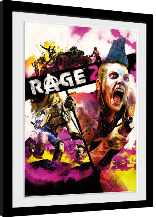 Poster înrămat Rage 2 - Key Art