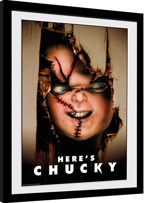 Oprawiony plakat Chucky - Here's Chucky