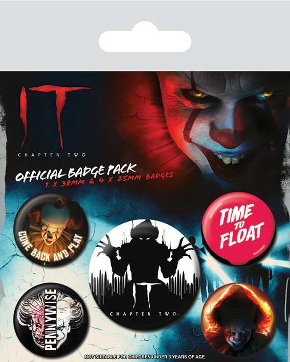 Badge set IT: Chapter Two - Clown