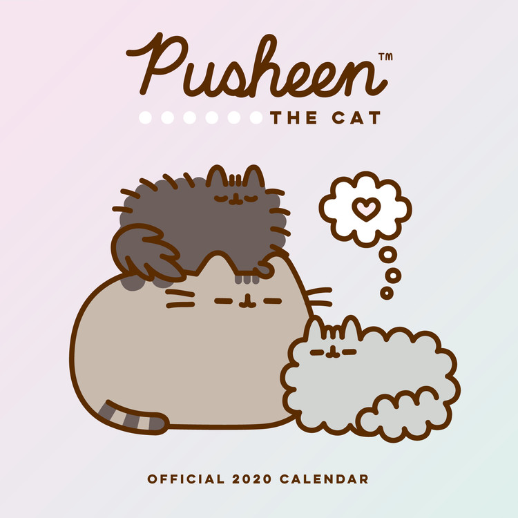 Naptár 2027 Pusheen