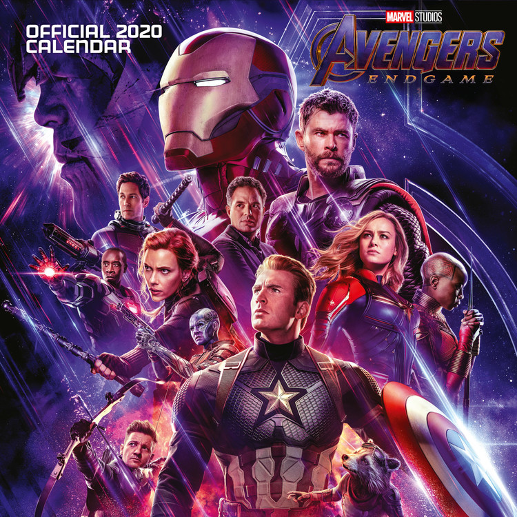 Naptár 2027 Avengers: Endgame