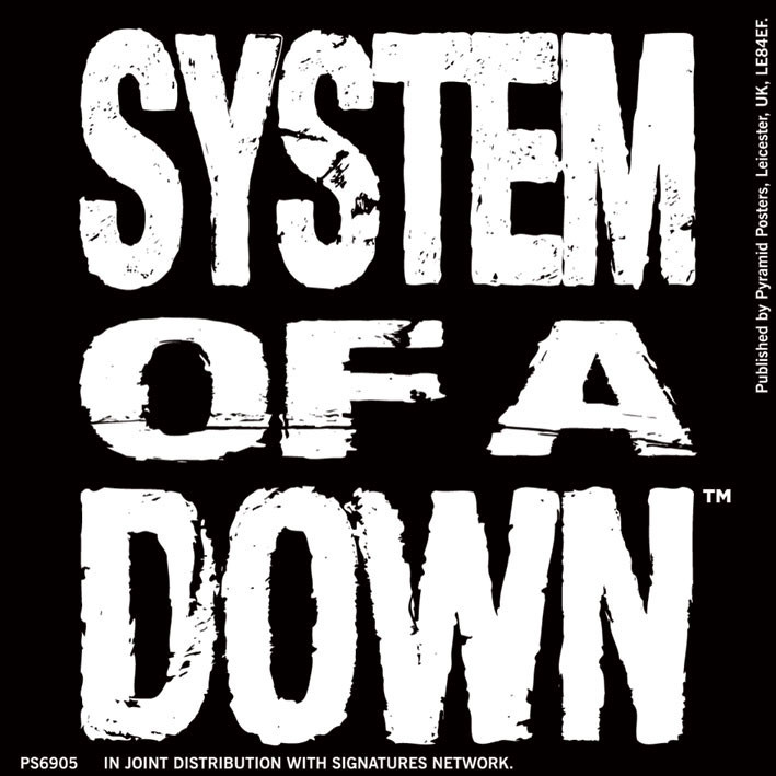 Sticker SYSTEM OF A DOWN - logo