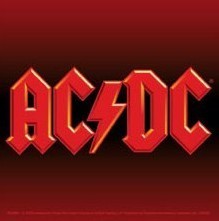 Sticker AC/DC - logo