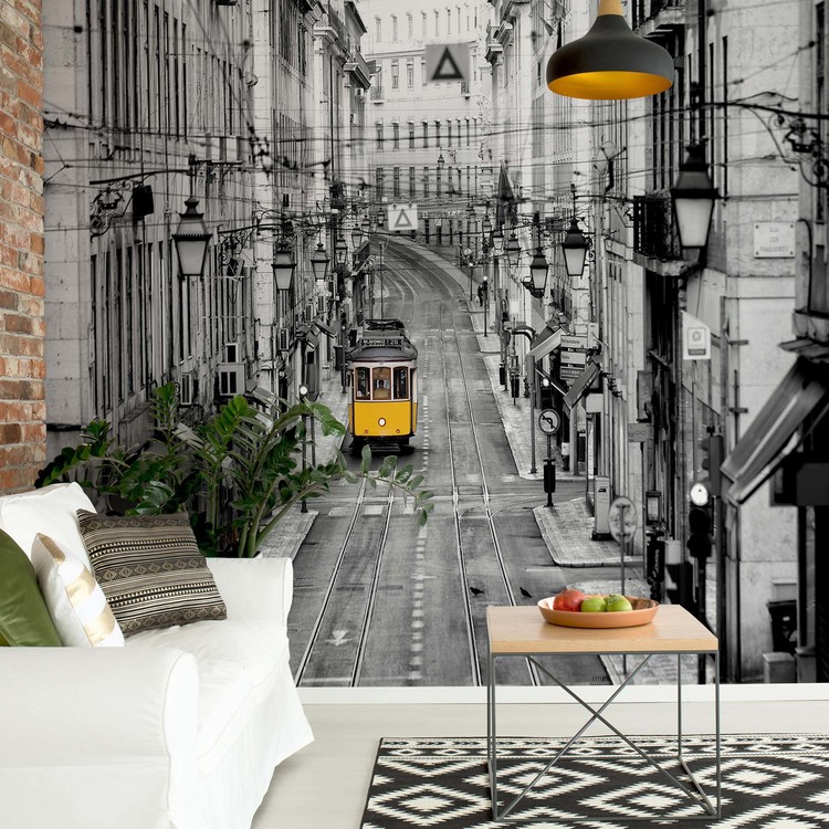 Fototapeta Lisbon Black And White