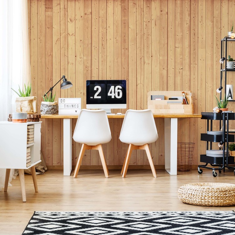 Fototapeta Wood Planks Light Colour