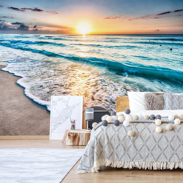 Illustration Surreal Tap in Sea SINGLE TOILE murale ART Photo Print