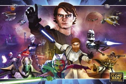 Plakat CLONE WARS - landscape