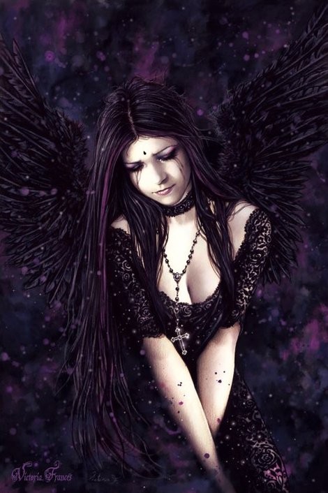 Poster Victoria Frances - lamenting angel