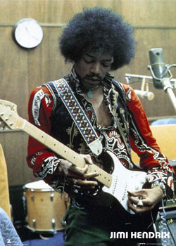 Poster Jimi Hendrix - studio