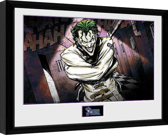 Gerahmte Poster DC Comics - Asylum