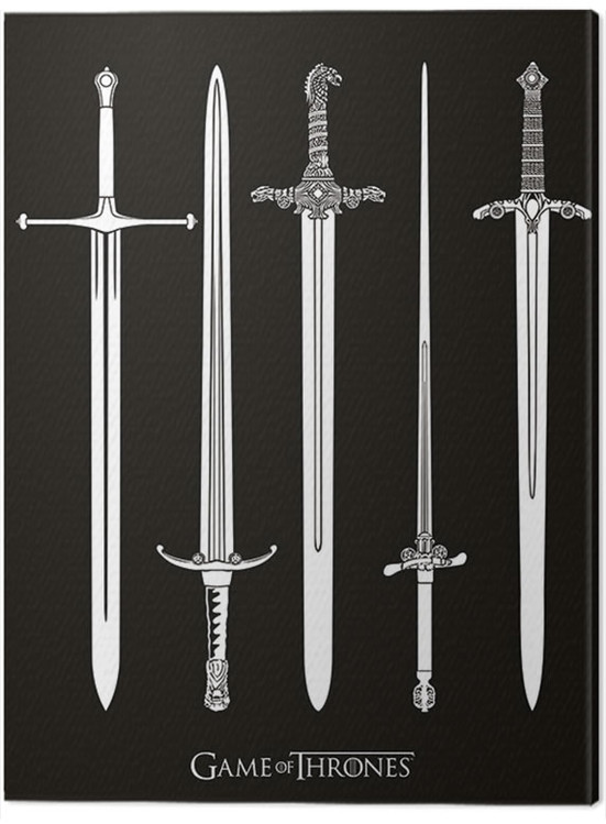 Obraz na płótnie Gra o tron - Swords