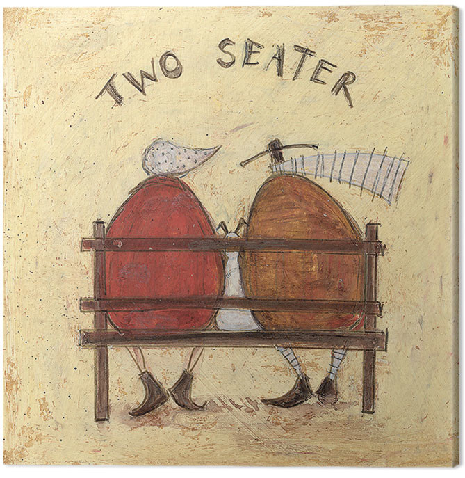 Billede på lærred Sam Toft - Two Seater