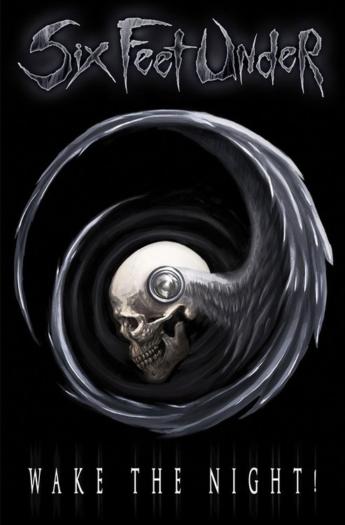 Textielposter Six Feet Under - Wake The Night