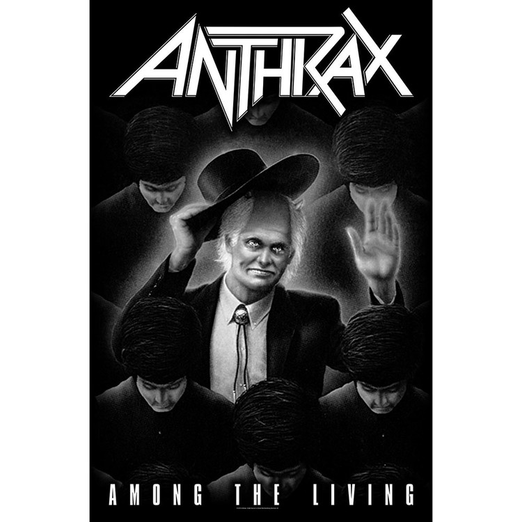 Textielposter Anthrax - Among The Living