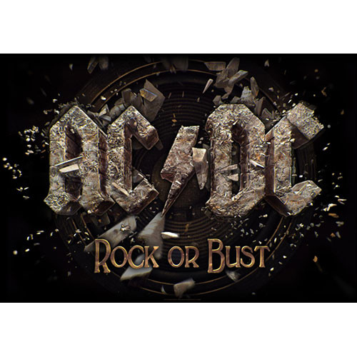 Textielposter AC/DC – Rock Or Bust