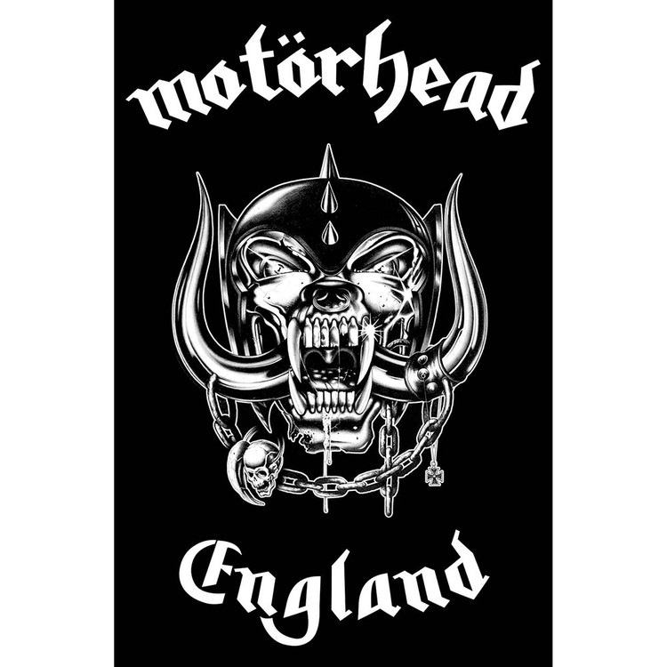 Textilposter Motorhead - England