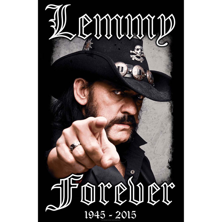 Textilposter Lemmy - Forever