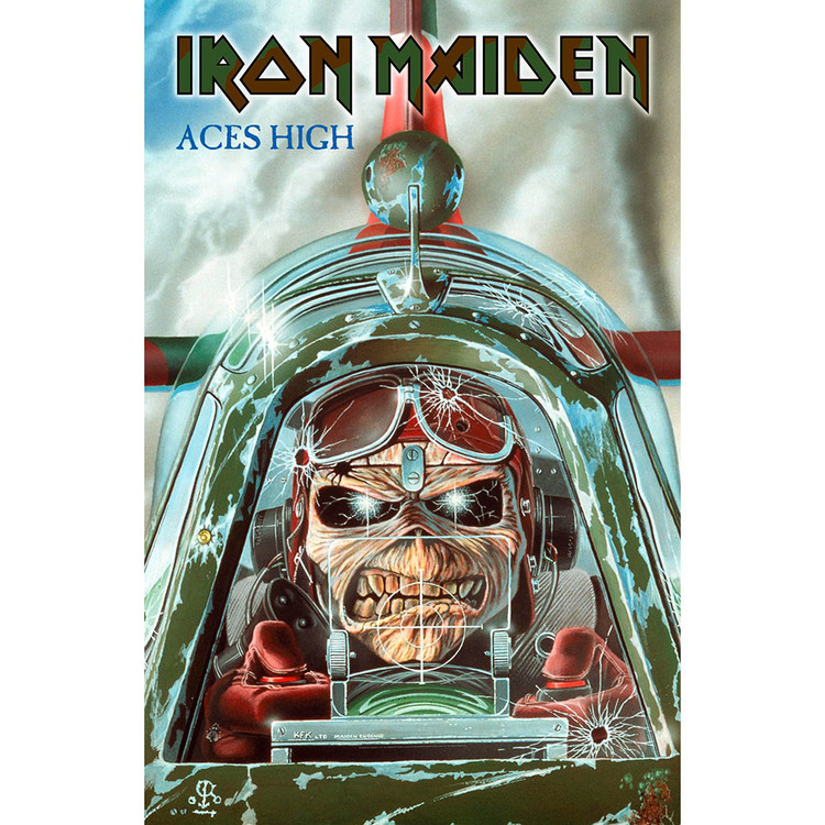 Textielposter Iron Maiden - Aces High