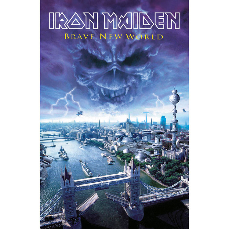 Textielposter Iron Maiden - Brave New World