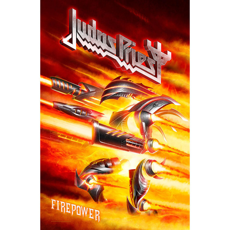 Textielposter Judas Priest - Firepower