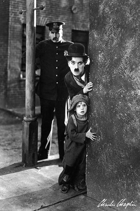 Poster Charlie Chaplin - the kid | Wall Art | 3+1 FREE
