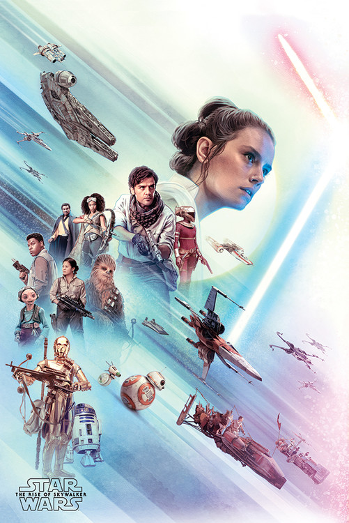 Plakát, Obraz - Star Wars: Vzestup Skywalkera - Rey, 61x91.5 cm