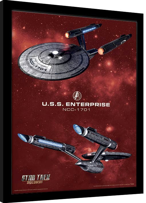 Gerahmte Poster Star Trek: Discovery - Pike's Enterprise