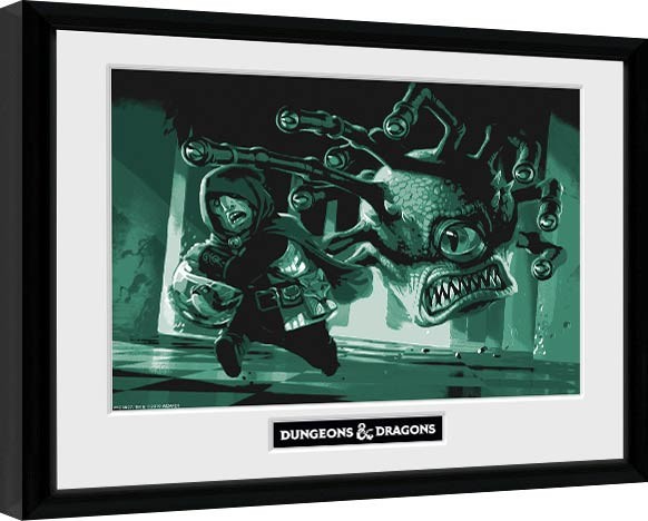 Innrammet plakat Dungeons & Dragons - Beholder