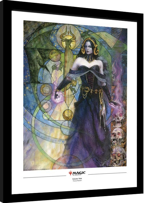 Poster incorniciato Magic The Gathering - Liliana, Untouched by Death