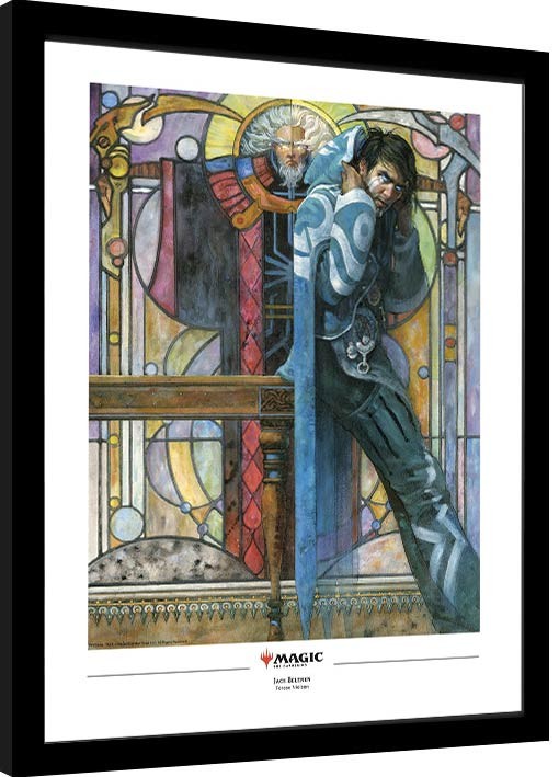 Poster incorniciato Magic The Gathering - Jace, The Cunning Castaway