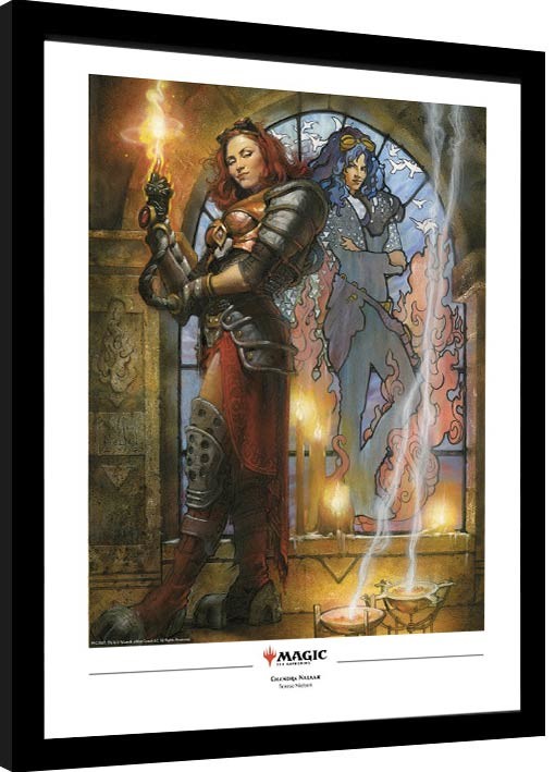 Poster incorniciato Magic The Gathering - Chandra, Torch of Defiance