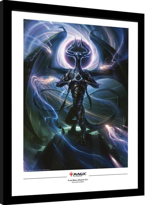 Ingelijste poster Magic The Gathering - Nicol Bolas, Dragon God