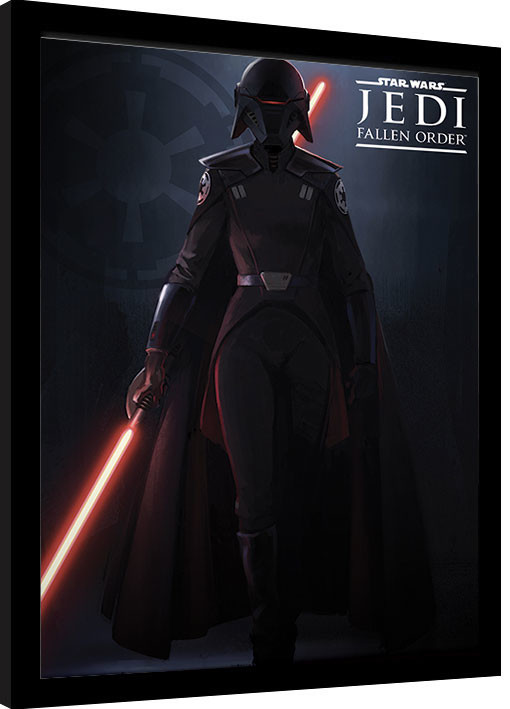 Gerahmte Poster Star Wars: Jedi Fallen Order - Inquisitor
