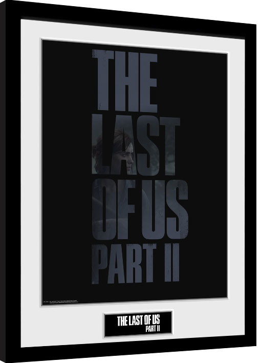 Rámovaný plakát The Last Of Us Part 2 - Logo