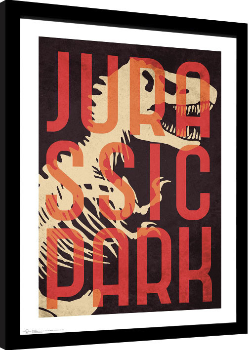 Poster enmarcado Jurassic Park - Skeleton