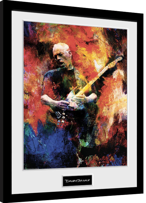 Oprawiony plakat David Gilmour - Painting