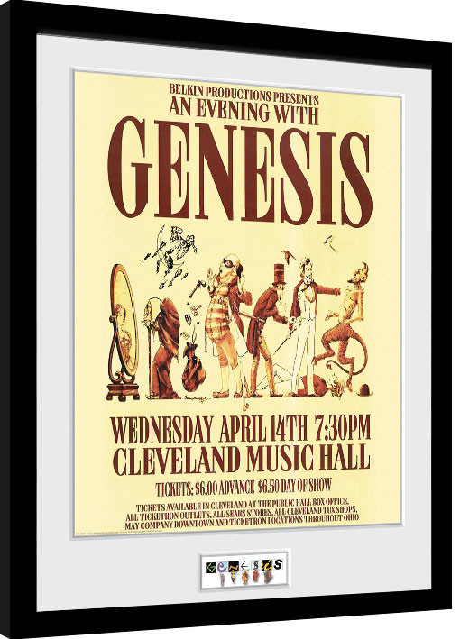 Poster encadré Genesis - Cleveland