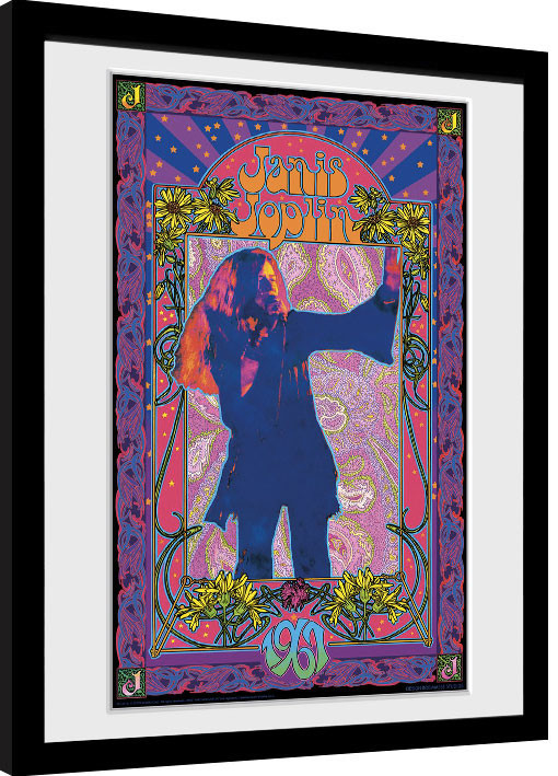 Gerahmte Poster Janis Joplin - Purple Masse