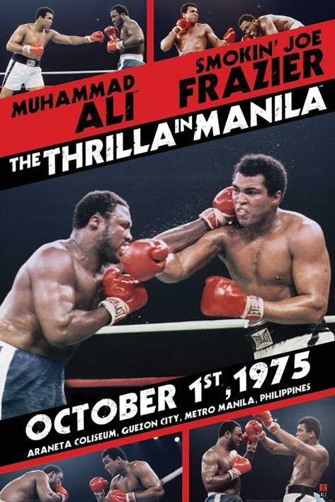 Poster Muhammad Ali - thrilla in manila