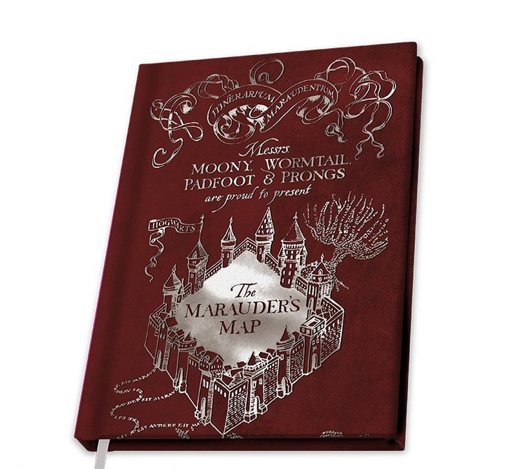 Quaderno Harry Potter - Mappa di Marauder