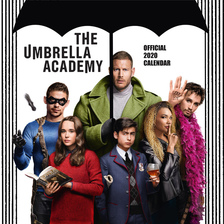 Naptár 2027 Umbrela Academy