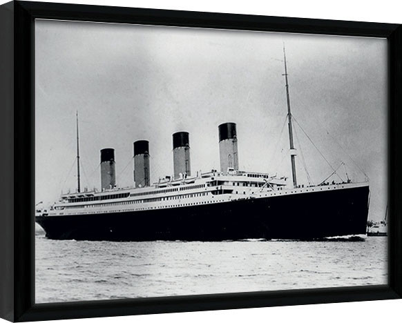 Rámovaný plakát Titanic (2)