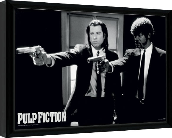 Poster encadré PULP FICTION - guns