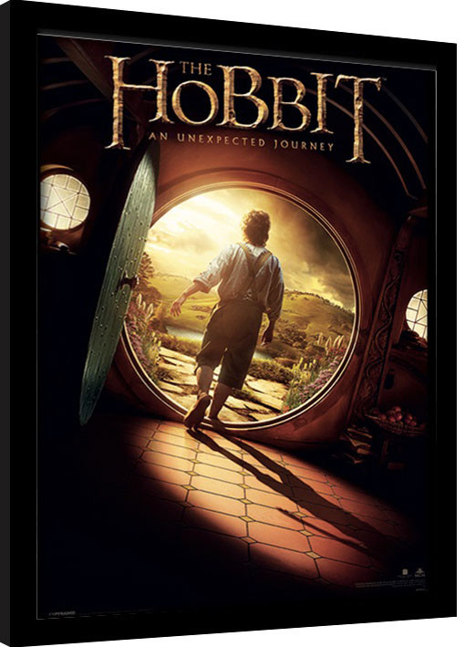 Inramad poster Hobbit - One Sheet