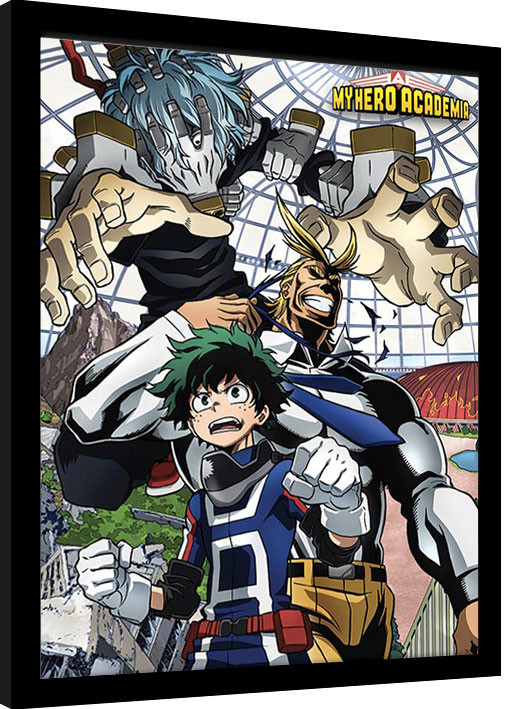 Poster incorniciato My Hero Academia - An Enemy Threat