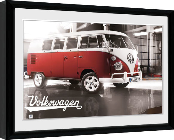 Poster encadré VW Camper - Warehouse