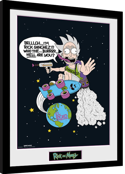 Gerahmte Poster Rick and Morty - El Ricko