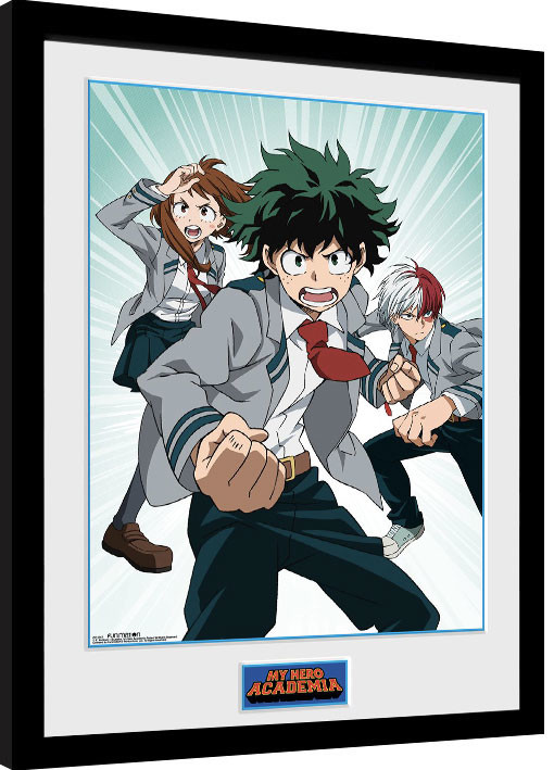 Oprawiony plakat My Hero Academia