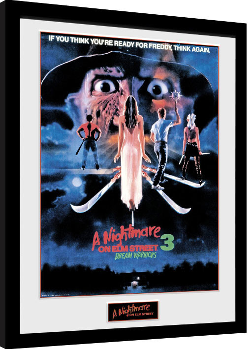 Rámovaný plakát Nightmare On Elm Street -Dream Warriors