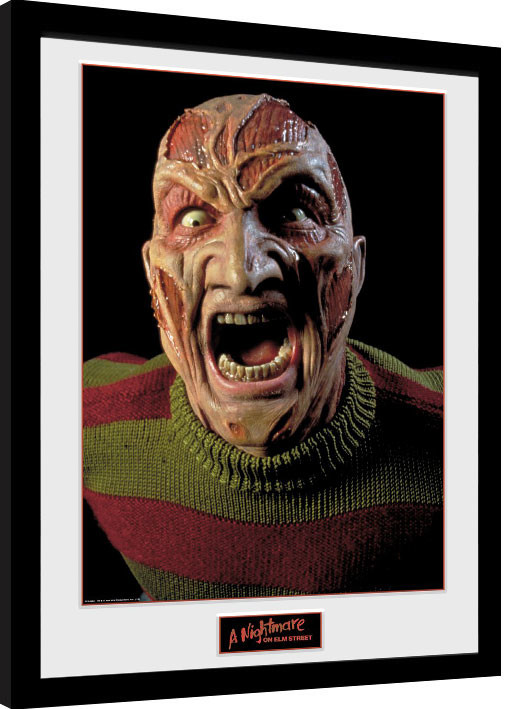 Zarámovaný plagát Nightmare On Elm Street - Scream